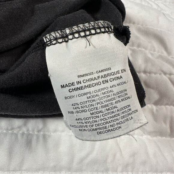 Nike Modal Cotton Blend Black Tank Top Womens Shirt Sz S - Picture 7 of 10